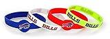 Aminco NFL Buffalo Bills Silicone Bracelets, 4-Pack
