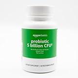 Amazon Basics Probiotic 5 Billion CFU, 8 Probiotic strains with 60 mg Prebiotic Blend, 60 Count Vegetarian Capsules, 2 Month Supply, Supports Healthy Digestion (Previously Solimo)