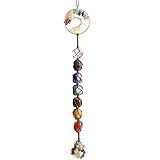 7 Chakra Stone Healing Crystal Tree of Life Wall Hanging Home Interior Decoration，Window Decoration，Yoga Meditation