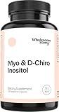Wholesome Story Myo-Inositol & D-Chiro Inositol Supplement for Women | Fertility Supplements for Hormonal Balance & Ovarian Health Support | Myoinositol | Ideal 40:1 Ratio | 30 Servings