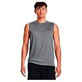 Under Armour Men's Velocity Muscle Tank Top, (012) Pitch Gray Light Heather / / Black, Medium