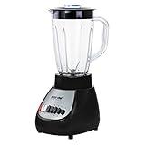 Better Chef Classic 10-speed Blender | 6-cup | BPA-free Acrylonitrile Styrene Polymer Jar (Black)