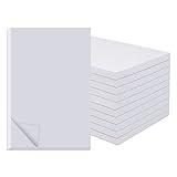 zmybcpack 10 Pack Memo Pads 5.5x8.5 Inch, White Note Pads -Scratch Pads - Writing pads, 100 Sheets Each Pad