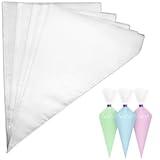 Piping Bags,100pcs 12 Inch Anti Burst Disposable Cake Decorating Bags,Non-Slip Pastry Bags-Ideal for Cakes,Cream Frosting and Cookie Decorating