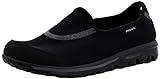 Skechers Women's Go Slip-On Walking Shoes Sneaker, Black, 8 M US