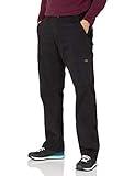 Wrangler Authentics mens Relaxed Fit Stretch Cargo Casual Pants, Black, 38W x 30L US