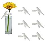 VOVCIG Plant Propagation Buddy.6 Plant Propagation Stations，Support for Cuttings, Branches, Stems and Buds.Fun Gardening Gifts (1, White)