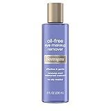 Neutrogena Gentle Oil-Free Eye Makeup Remover & Cleanser for Sensitive Eyes, Non-Greasy Makeup Remover, Waterproof Mascara Remover, Dermatologist & Ophthalmologist Tested, 8 fl. oz