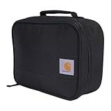 Carhartt Insulated 4-Can Lunch Cooler for Men and Women, Fully Insulated and Water Resistant, Essential Lunch Cooler (Black)