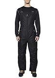 Arctic Quest Mens Insulated Snow and Ski Bib Overalls Snow Pants Snowboard Mens Overalls for Fishing, Hunting, Snowmobiling, Black, Medium