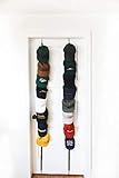 Cap Rack 2 Pack - Holds up to 16 Caps for Baseball / Ball Caps - Best Over Door Closet Organizer for Men, Boy or Women Hat Collections - Display Racks With Clips, Perfect Holder and Storage