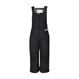 Arctix Infant/Toddler Chest High Snow Bib Overalls, Black, 3T