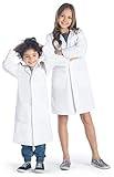 Dr. James Kids Lab Coat for School, Safety Snaps, Durable, Full Length, 2-16 Years (6-8 Years)