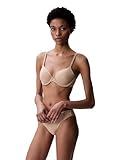 Calvin Klein Perfectly Fit Lightly Lined T-Shirt Bra with Memory Touch, Bare, 34B