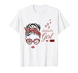 September Girl Wink Eye Woman Face Was Born In September T-Shirt