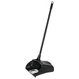 Rubbermaid Commercial Products Executive Series Lobby Pro Upright Dust Pan, Long-Handle, Black, for Professional/Janitorial Cleaners and Debris Collection from Indoor Floors/Hardwoods