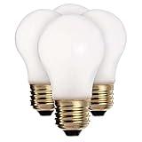 Satco S8525 40 watt A15 Incandescent; Frosted; 2500 Average Rated Hours; 280 lumens; Medium Base; 130 Volts; 4 Bulbs