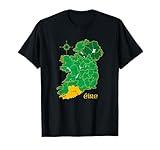 Cork Ireland County Map Eire Irish Travel T-Shirt