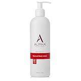 Alpha Skin Care Revitalizing Body Lotion, 12% Glycolic AHA, Simple & Effective Daily Moisturizer with Alpha Hydroxy Acid, Hydrates & Exfoliates for Soft, Smooth Skin, Anti-Aging, 12 Oz