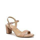 Naturalizer Womens Bristol Heeled Sandal Creme Brulee Beige 7.5 M