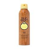 Sun Bum Original SPF 50 Sunscreen Spray Vegan and Hawaii 104 Act Compliant (Octinoxate & Oxybenzone Free) Broad Spectrum Moisturizing UVA/UVB Sunscreen with Vitamin E 6 oz, natural