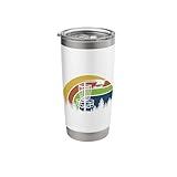 Retro Vintage Disc Golf Stainless Steel Insulated Tumbler