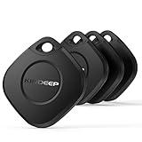 Air Tag-4 Pack: Smart Bluetooth Tracker Item Finder Work with Apple Find My (iOS only), Luggage Tracker for Kids Keys Wallet Bags Pets, Locator Tracking Device for Home Outdoor Travel Hiking