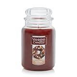 Yankee Candle Autumn Wreath Scented, Classic 22oz Large Jar Single Wick Aromatherapy Candle, Over 110 Hours of Burn Time, Fall Fragrance, Perfect for gifting