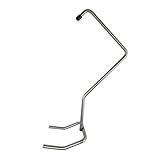 Kick Ash Basket Barbecue Grill Grate Lifter Tool with Table Hook and Handle for Charcoal and Gas Grills and Smokers, BBQ Grill Rack Lifter for Steel and Cast Iron Grill Grates, Stainless Steel