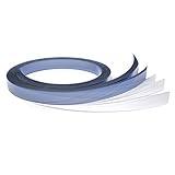 STORE FIXTURES DIRECT Gondola Shelving Pre Cut Vinyl Insert Strips for Ticket Channel, 48" x 1.25" H, Clear, 20 Pack