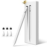 Pencil for Apple iPad 9th&10th Generation, 13 mins Fast Charge Stylus Pen, Palm Rejection, Tilt Sensitivity, Compatible w/iPad Pro 11/12.9/13in, iPad 6/7/8/9/10, iPad Air 3/4/5/6, iPad Mini 5/6