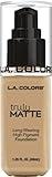 L.A. COLORS Truly Matte Foundation, Natural CLM352