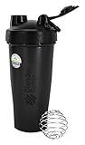 BlenderBottle Classic Shaker Bottle Perfect for Protein Shakes and Pre Workout, 28-Ounce, Black