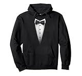 Tuxedo with Bowtie For Funny Wedding And Special Occasions Pullover Hoodie