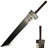 42.5" or 57" Final Version Fantasy PU Foam Zweihander Broad Sword with Inner Core for Video Game, Cosplay Costume Prop, Collection, Gift.