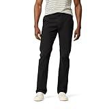 Levi Strauss Signature Gold Signature by Levi Strauss & Co. Gold Label Men's Straight Stretch Chino Pants, Raven, 36Wx32L