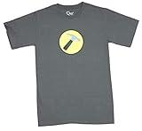 Dr. Horrible Sing A Long Blog Girls Juniors T-Shirt - Captain Hammer Logo (Large) Gray