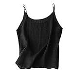 Linen Tank Tops for Women Day+Prime+Deals+Today+Big+Spring+Deals+2025+Sale+Lightning+Deals+of+Today+Prime+Deals+of+The+Day+Clearance+amaon Cotton Linen Tank Tops for Women a-Black Large