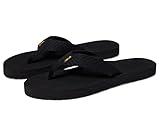 Teva womens Mush Ii-w flip flop sandals, Fronds Black, 9 US