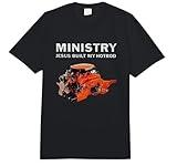 Ministry - Official Merchandise - Jesus Built My Hotrod Comfort Colors Adult Heavyweight T-shirt