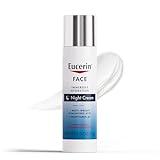 Eucerin Face Immersive Hydration Night Cream with Hyaluronic Acid and Provitamin B5, Ultra-Lightweight Face Moisturizer Smooths Fines Lines and Wrinkles, 2.5 Oz Bottle