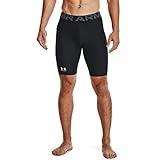 Under Armour Men's HeatGear Pocket Long Shorts , Black (001)/Pitch Gray, X-Large