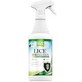 Eco Defense USDA Biobased Lice Spray for Furniture, Bedding, and Home - Natural Extra Strength Treatment - Helps Keep Home Free of Lice