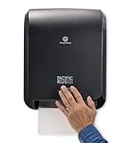 Pacific Blue Ultra 8" High-Capacity Automated Touchless Paper Towel Dispenser by GP PRO (Georgia-Pacific); Black; 59590; 12.9" W x 9" D x 16" H; 1 Dispenser