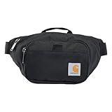 Carhartt Adjustable Waist, Durable, Water Resistant Hip Pack, Black, One Size