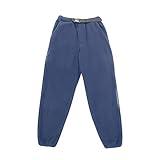 Krumba Mens Elastic Athletic Sweatpant: Warm Winter Fleece Running Casual Outdoor Jogger Navy XXL