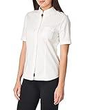 Lee Uniforms Women's Short Sleeve Stretch Oxford Blouse, White, 3X