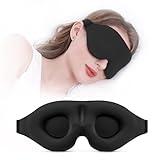 YIVIEW Sleep Mask for Side Sleeper, Complete Light Blocking 3D Sleeping Eye Mask, Soft Breathable Eye Cover for Women Men, Relaxing Zero Pressure Night Blindfold