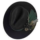 Wide Brim Women Fedora Hat- Panama Dress Hats for Party 2025