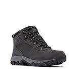 Columbia Men's Newton Ridge Plus II Suede Waterproof, 2024 Shark/Black, 17